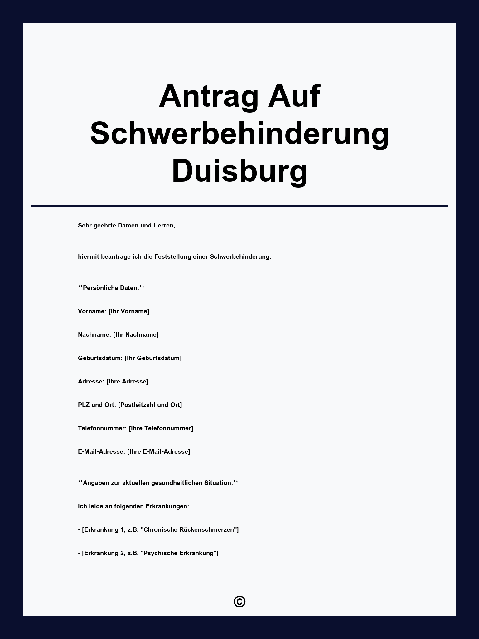 Antrag Auf Schwerbehinderung Duisburg